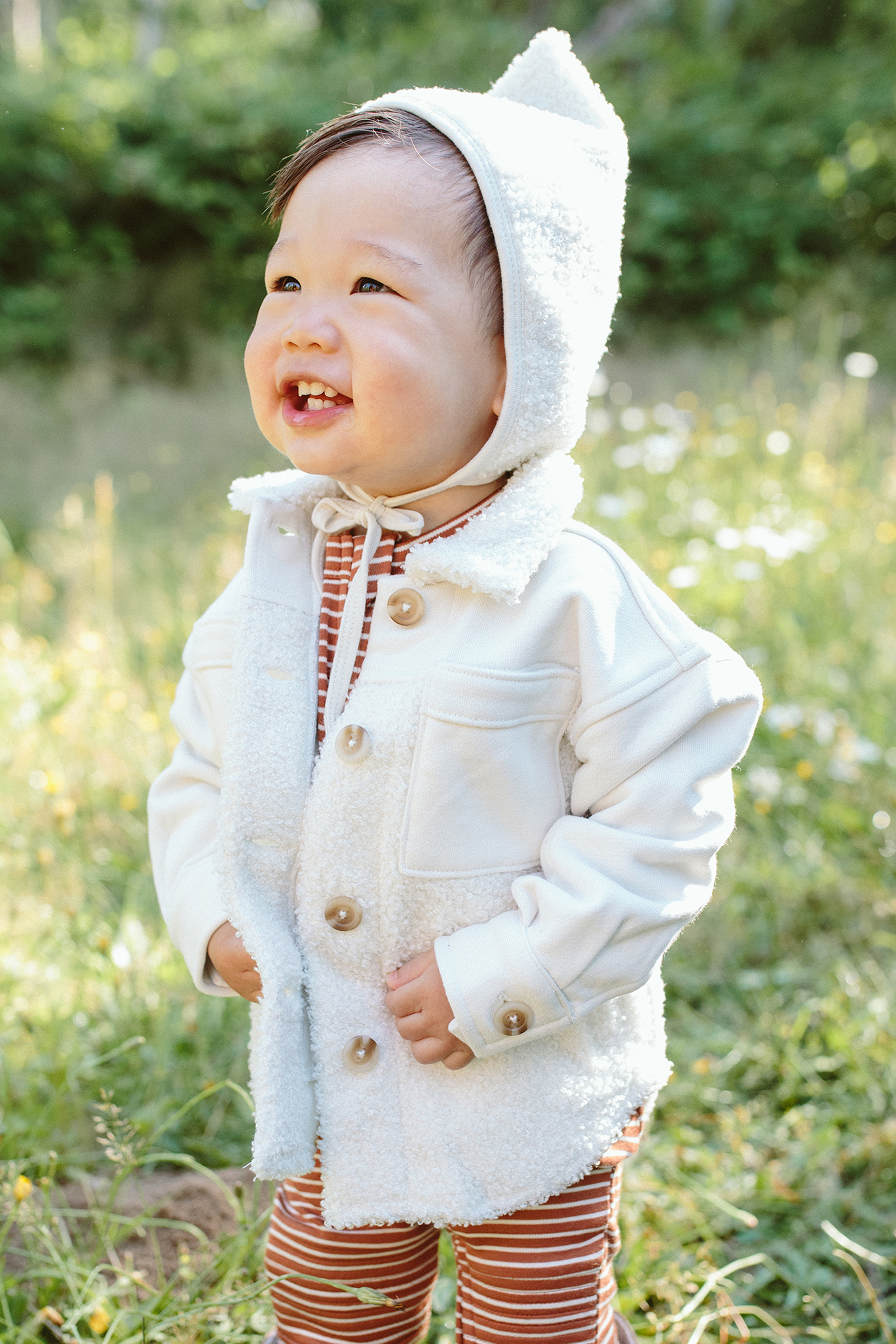 SHERPA FARM JACKET ALABASTER goumikids