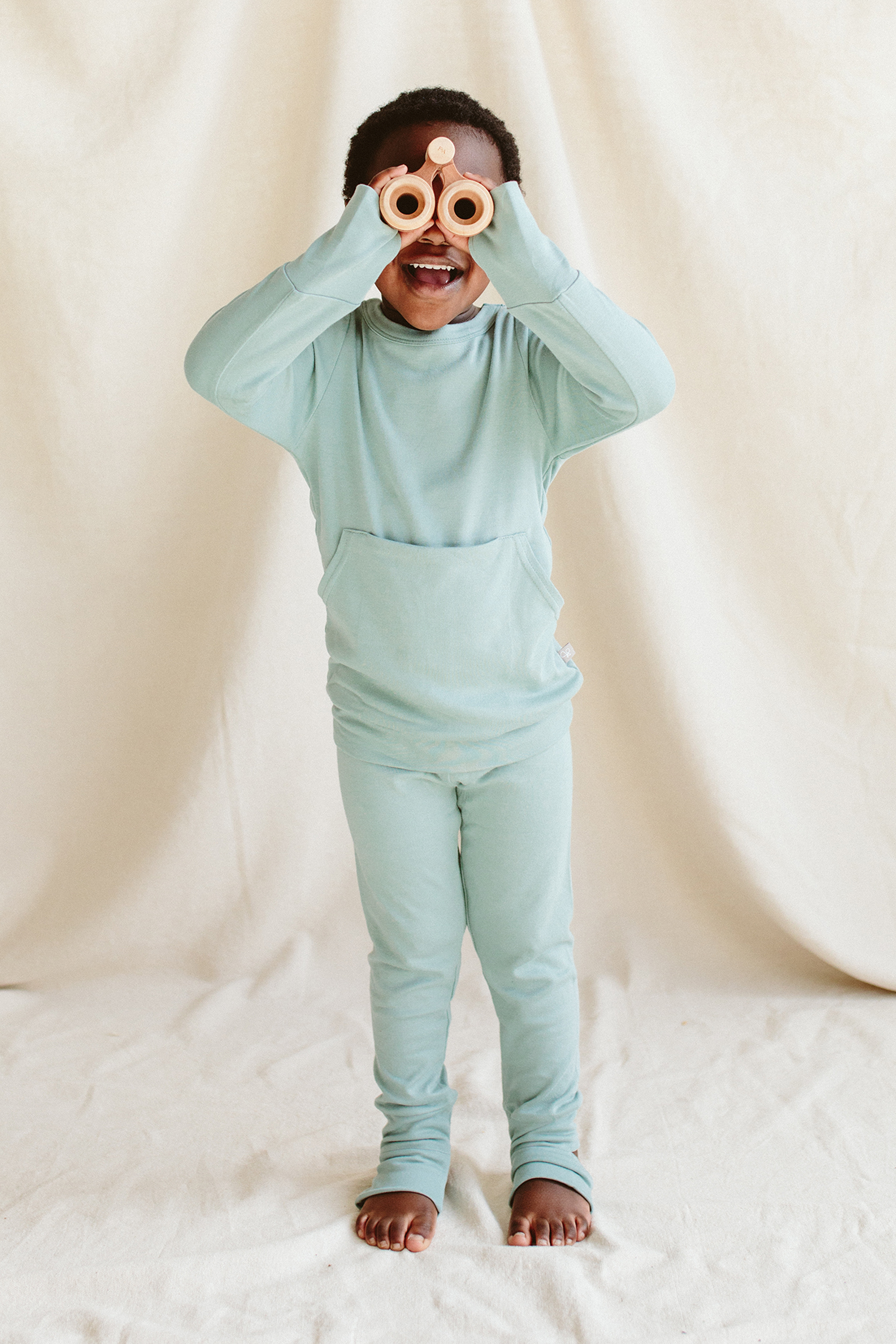 Aliens Blue Long Sleeve Toddler Pajamas