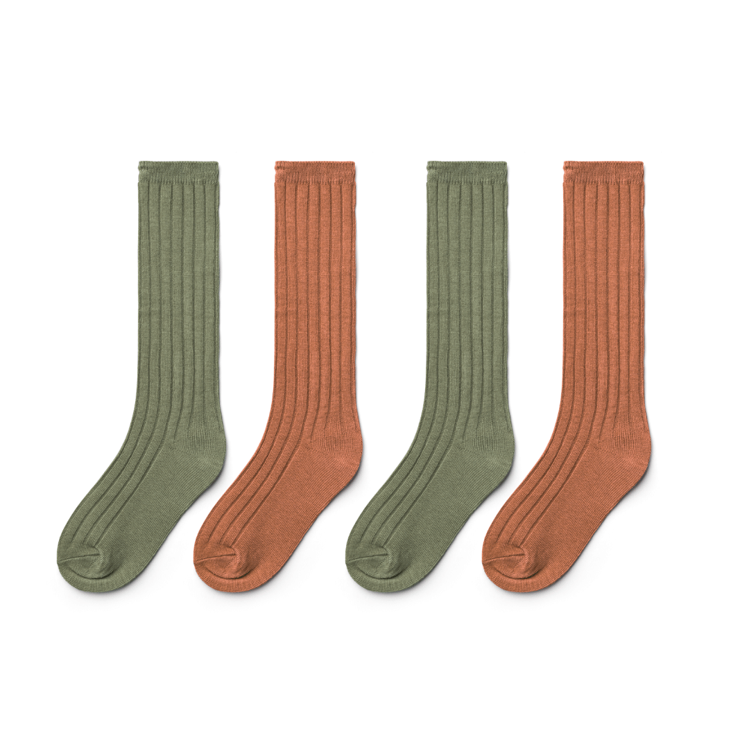 4 Pack Garden Knee High Socks