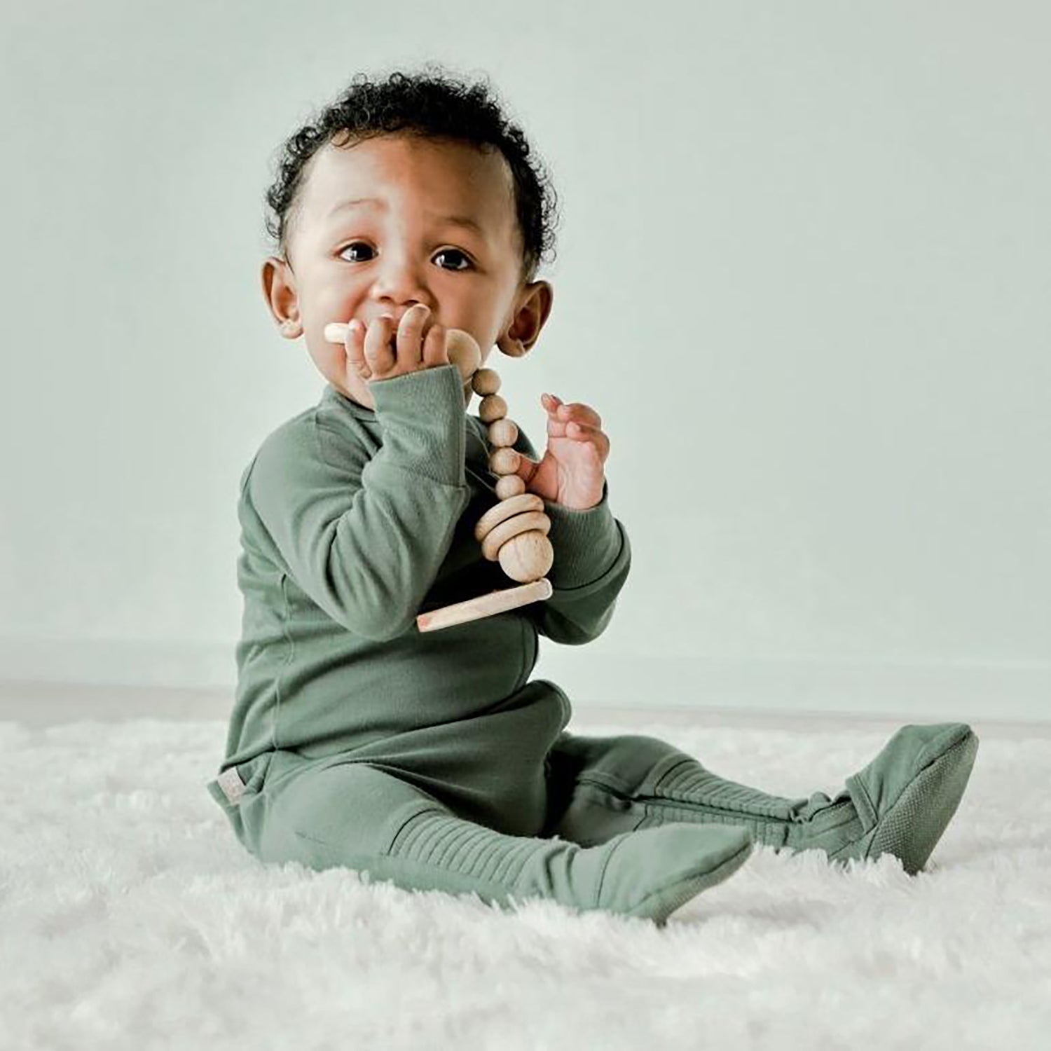 GROW WITH YOU ZIPPER JUMPSUIT | BALSAM FIR 6-12 MO