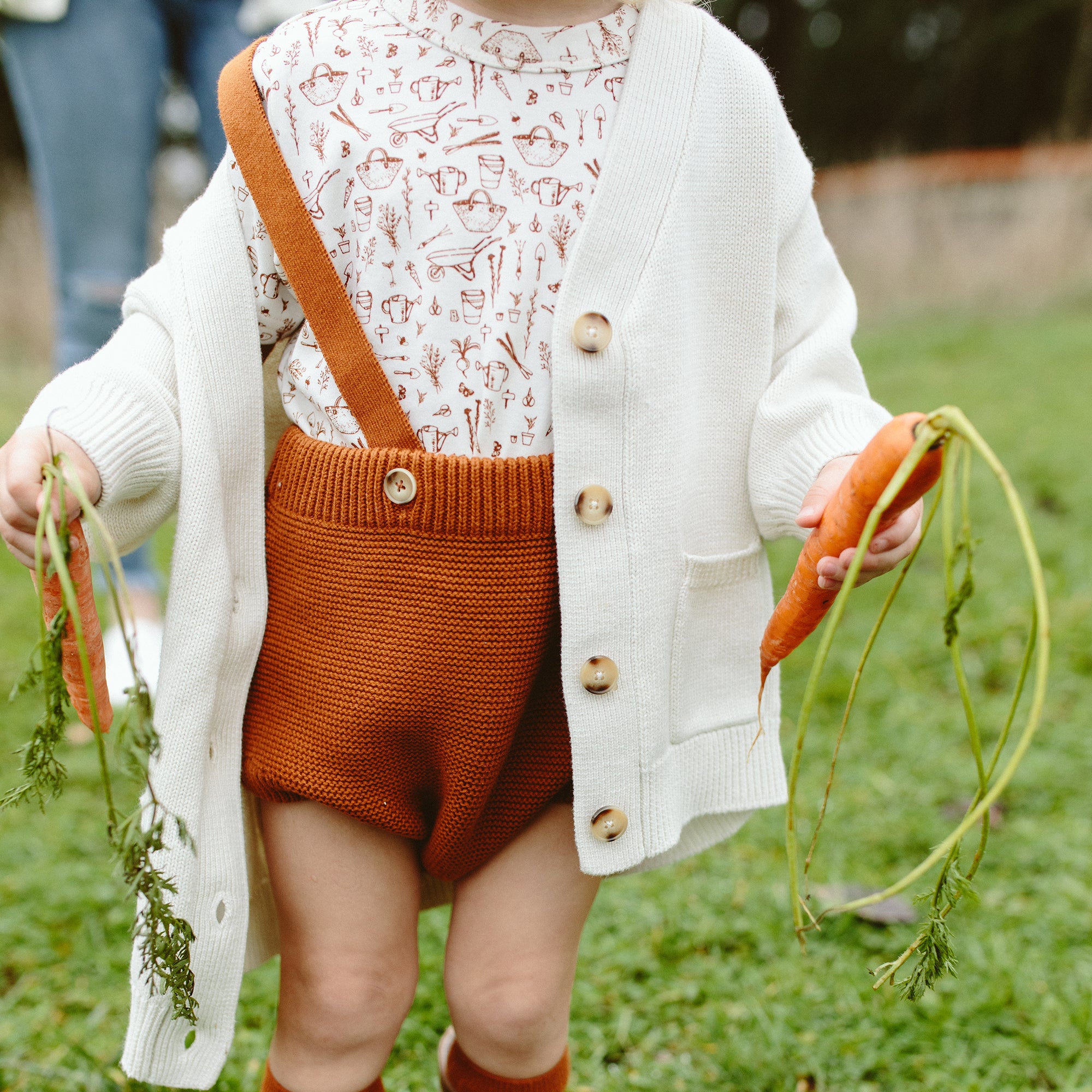 KNIT SUSPENDER BLOOMERS | SIENNA