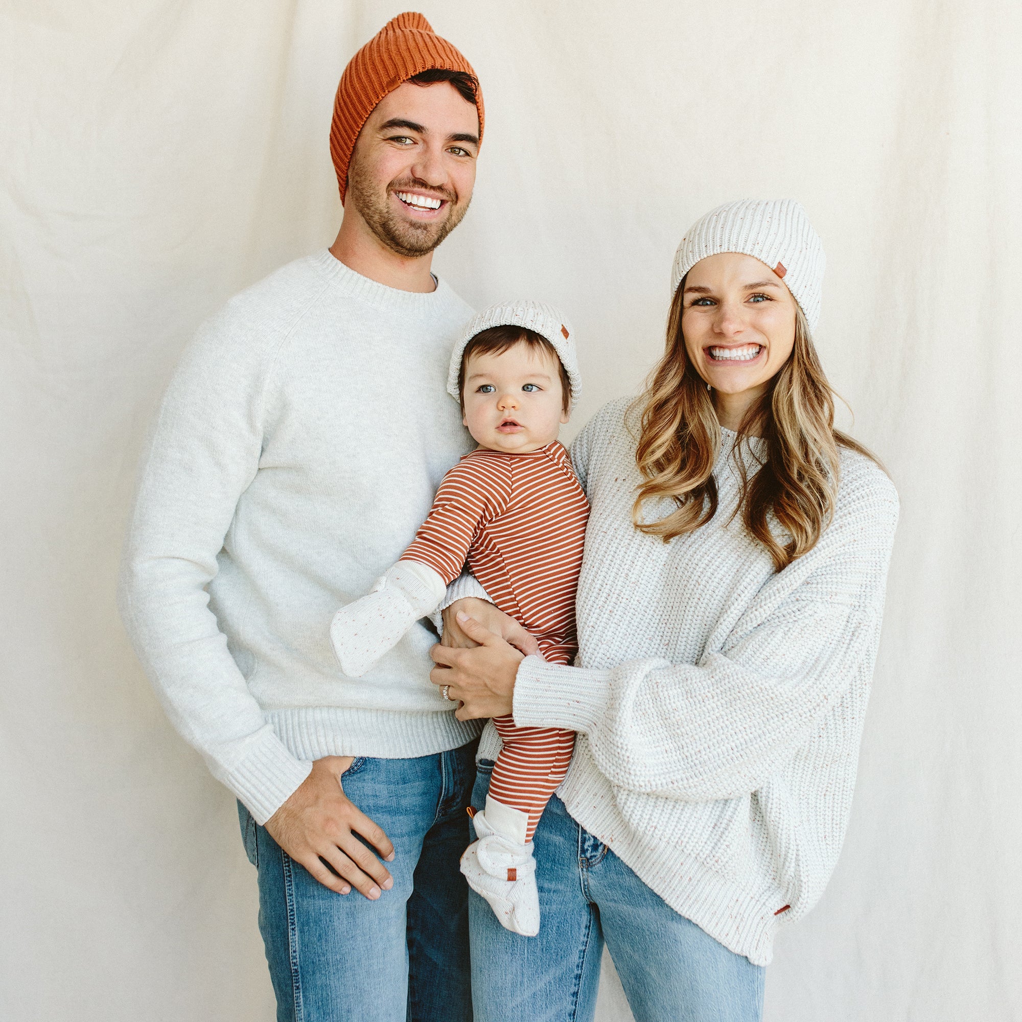 GROW WITH YOU FOOTIE | CLAY STRIPE