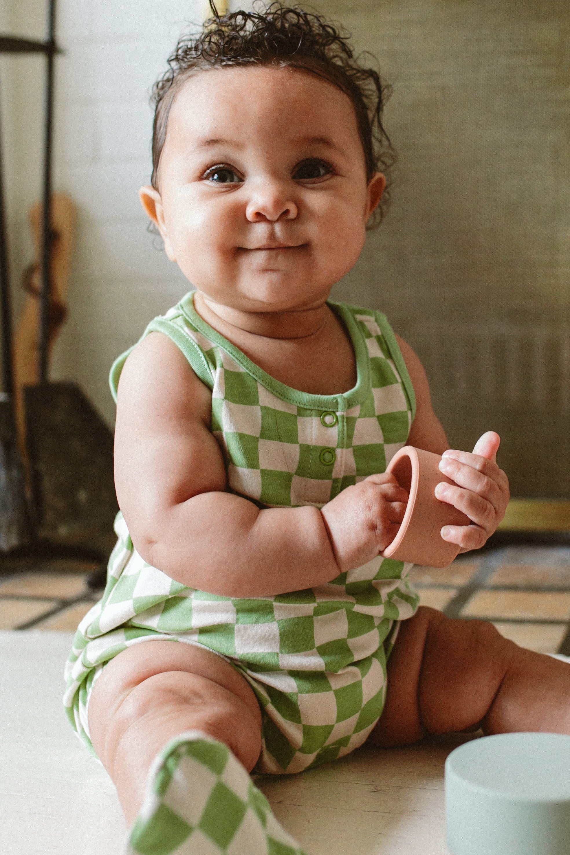 QUICK CHANGE ROMPER | CABANA GREEN