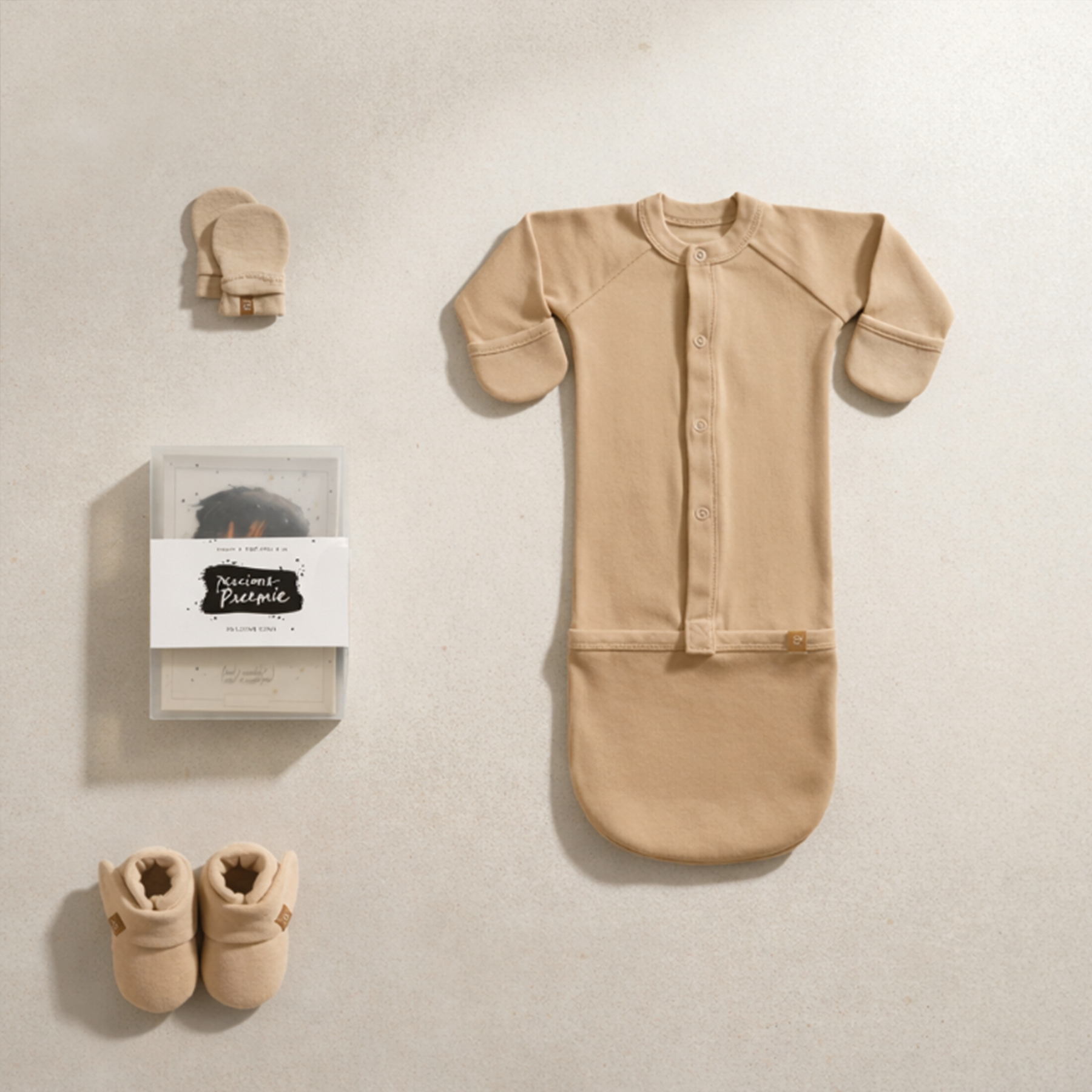 Preemie Sleep Set: Sandstone