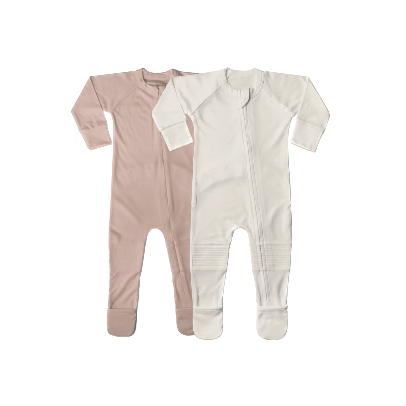 Cloud + Rose Zipper Jumpsuit Bundle