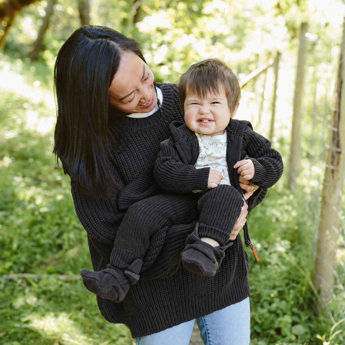 WOMEN'S CHUNKY KNIT SWEATER | SHADOW