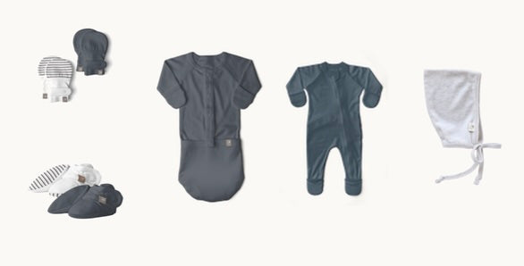 Welcome Home Set: Stripe Gray + Midnight