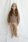 BIG KID CHUNKY KNIT SWEATER | BARK - goumikids