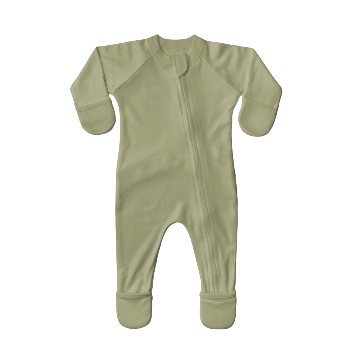 GROW WITH YOU FOOTIE + SNUG FIT | ARTICHOKE - goumikids