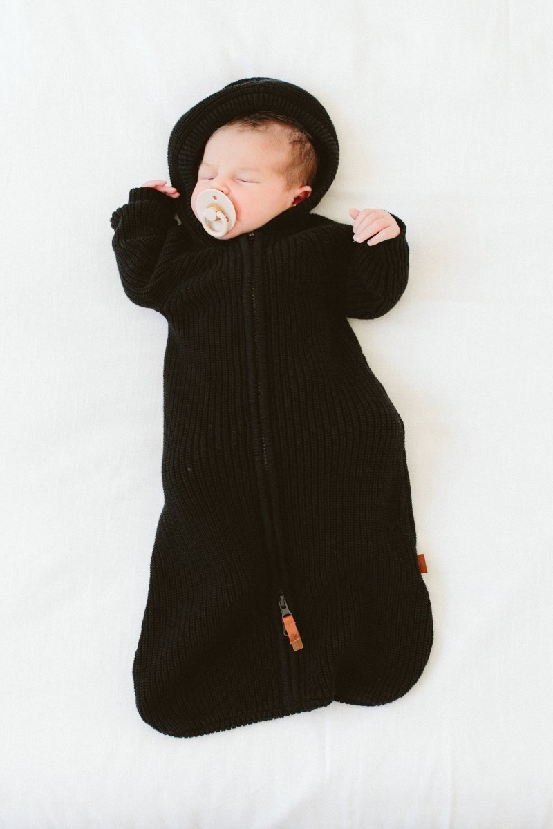 KNIT WEARABLE BLANKET | SHADOW - goumikids