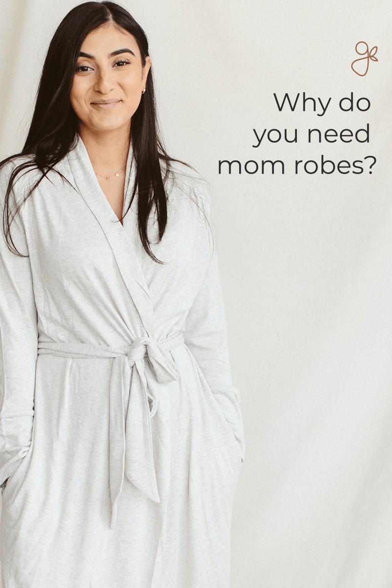 WOMENS ROBE STORM GRAY – goumikids - Main Image