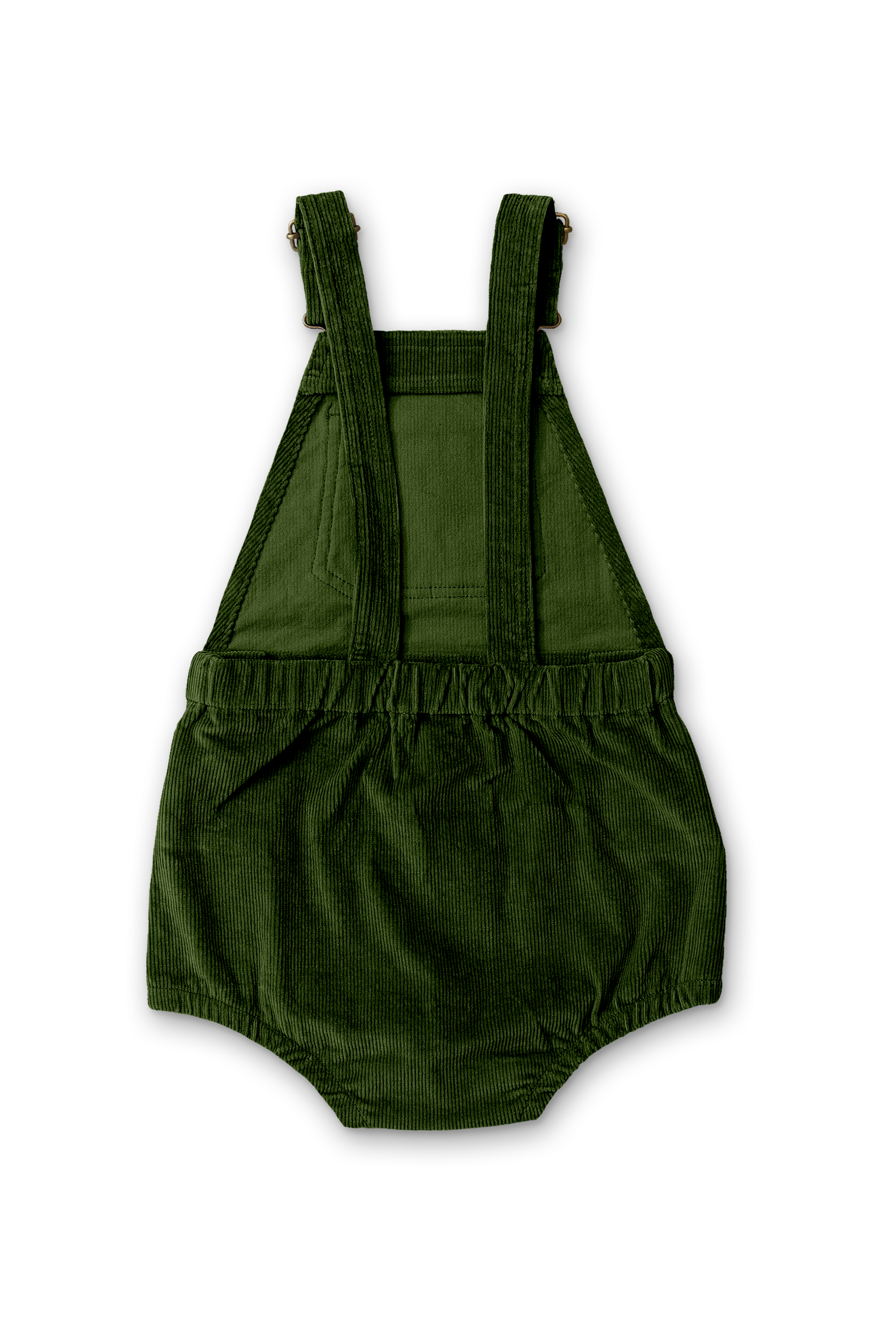 CORDUROY OVERALL ROMPER | SPRUCE