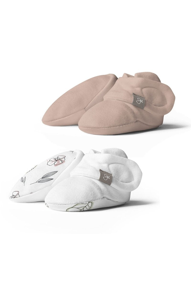 STAY ON 2 - PACK BOOTS | ABSTRACT FLORAL + ROSE - goumikids