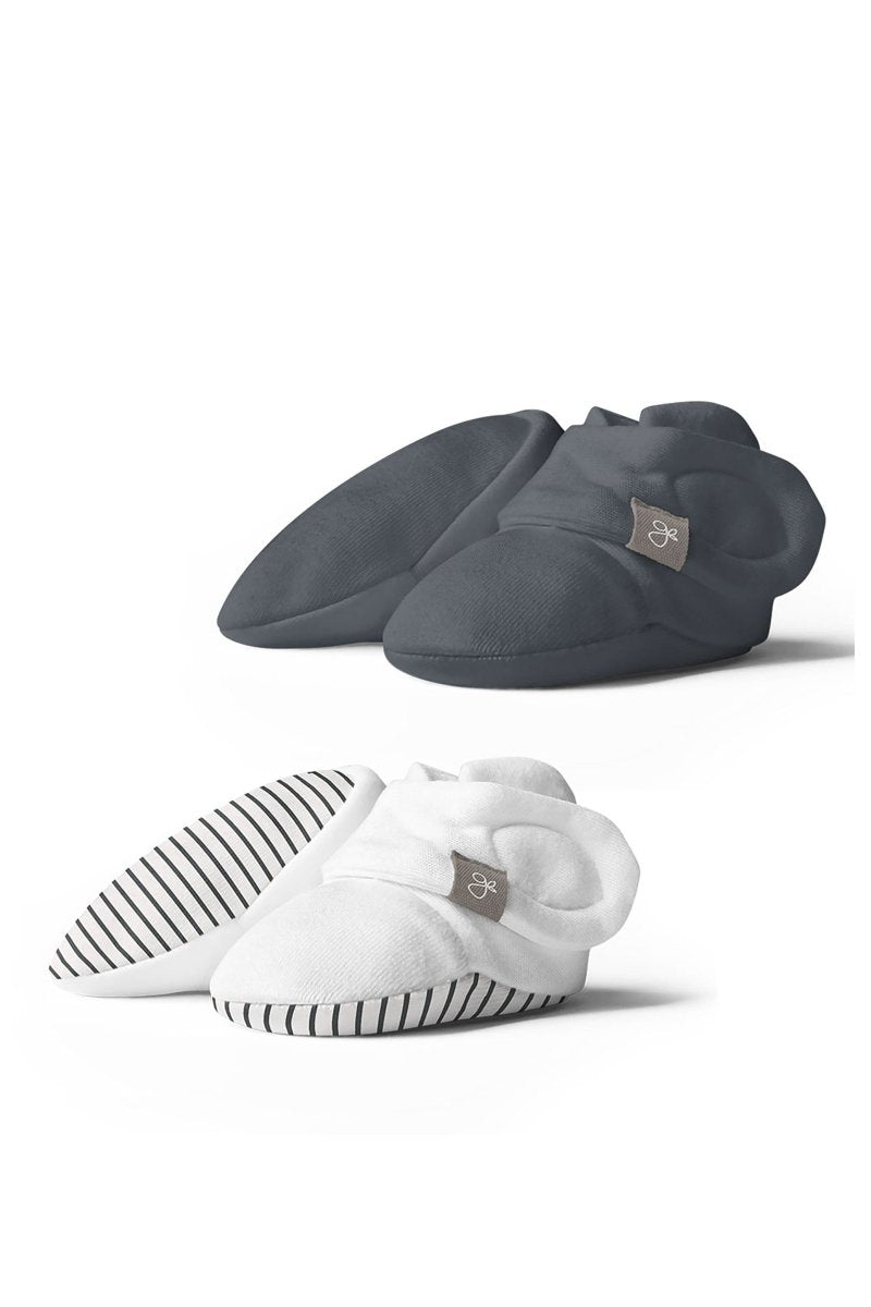 STAY ON 2 - PACK BOOTS | STRIPE GRAY + MIDNIGHT - goumikids