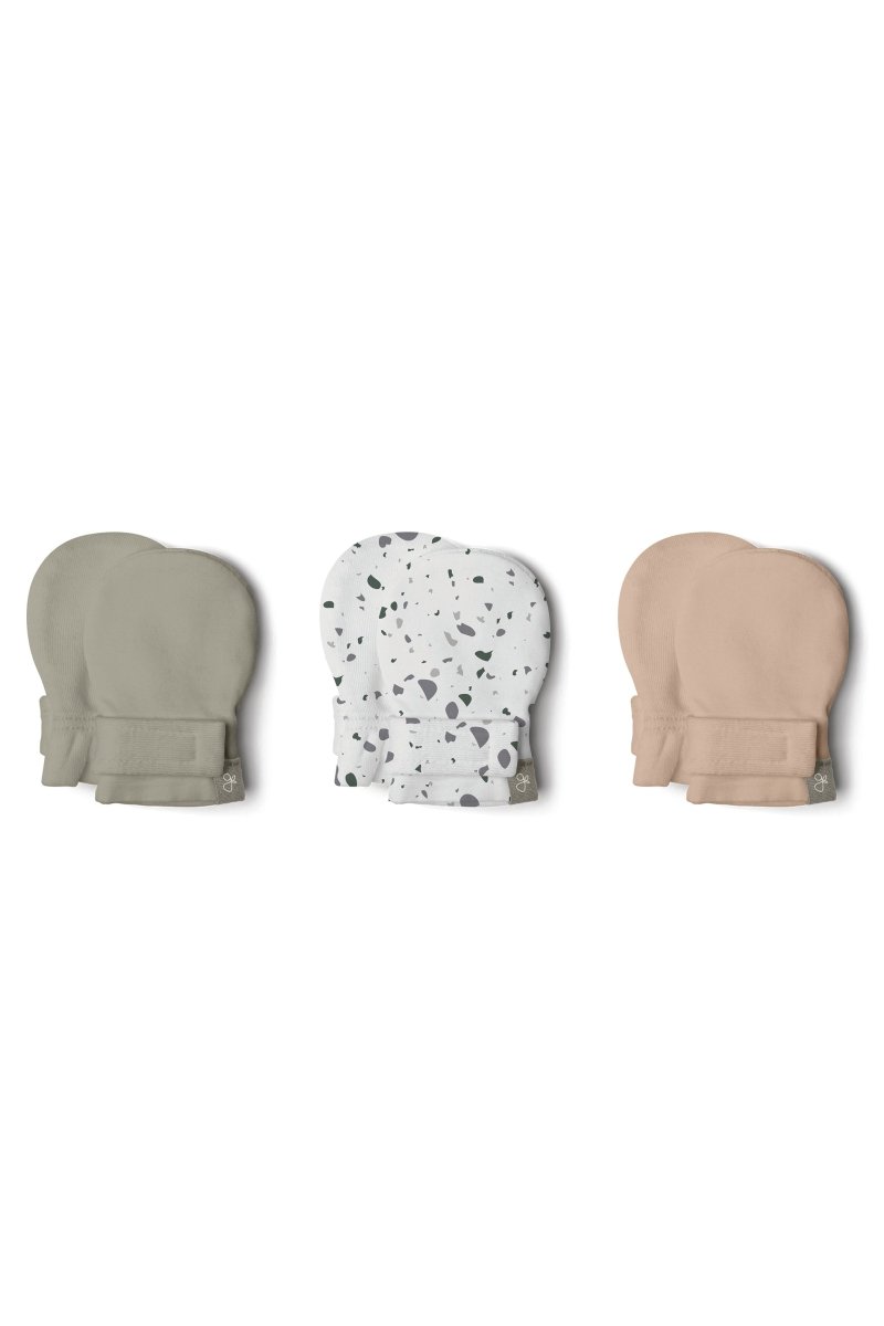 STAY ON 3 - PACK MITTS | MOSS + TERRAZZO+ SANDSTONE - goumikids