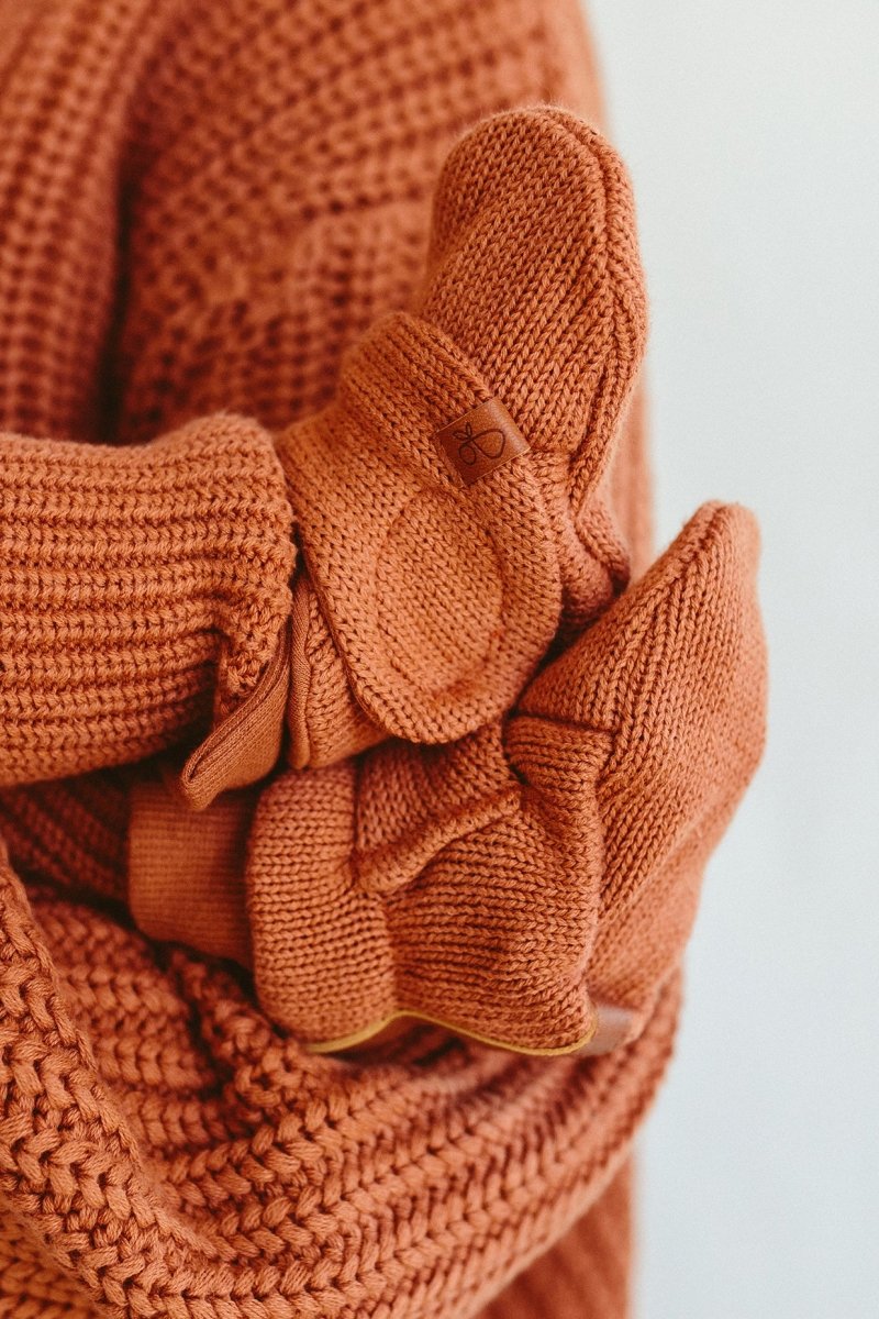 STAY ON KNIT BOOTS | CLAY - goumikids