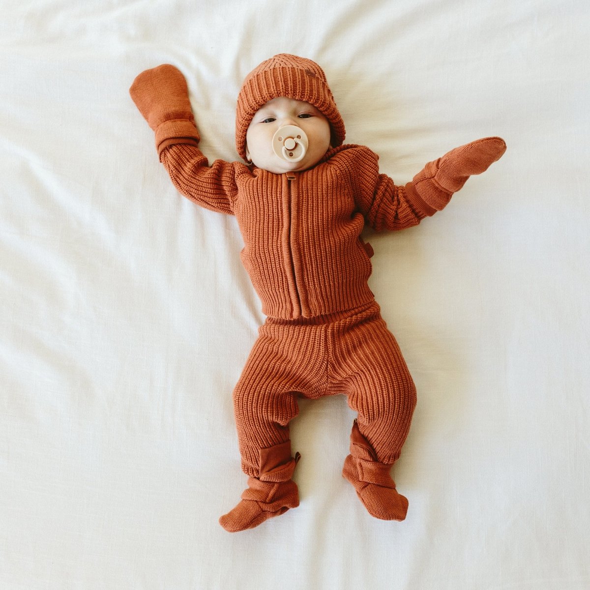 STAY ON KNIT BOOTS | CLAY - goumikids