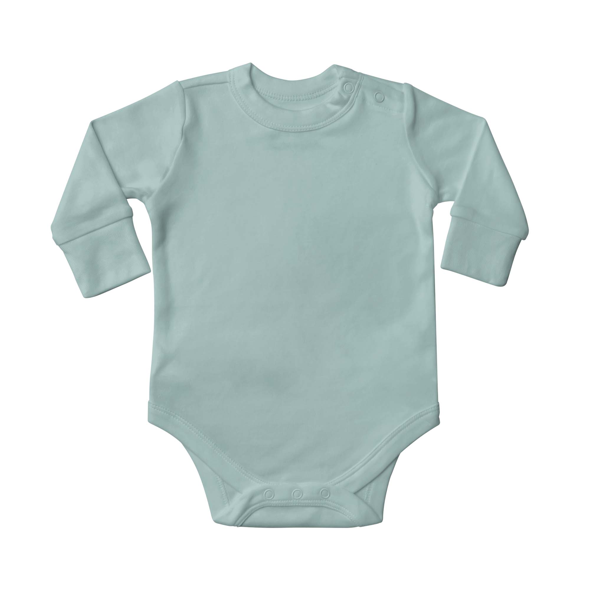 LONG-SLEEVE BODYSUIT | SEA GLASS | FITS SMALL SIZE UP