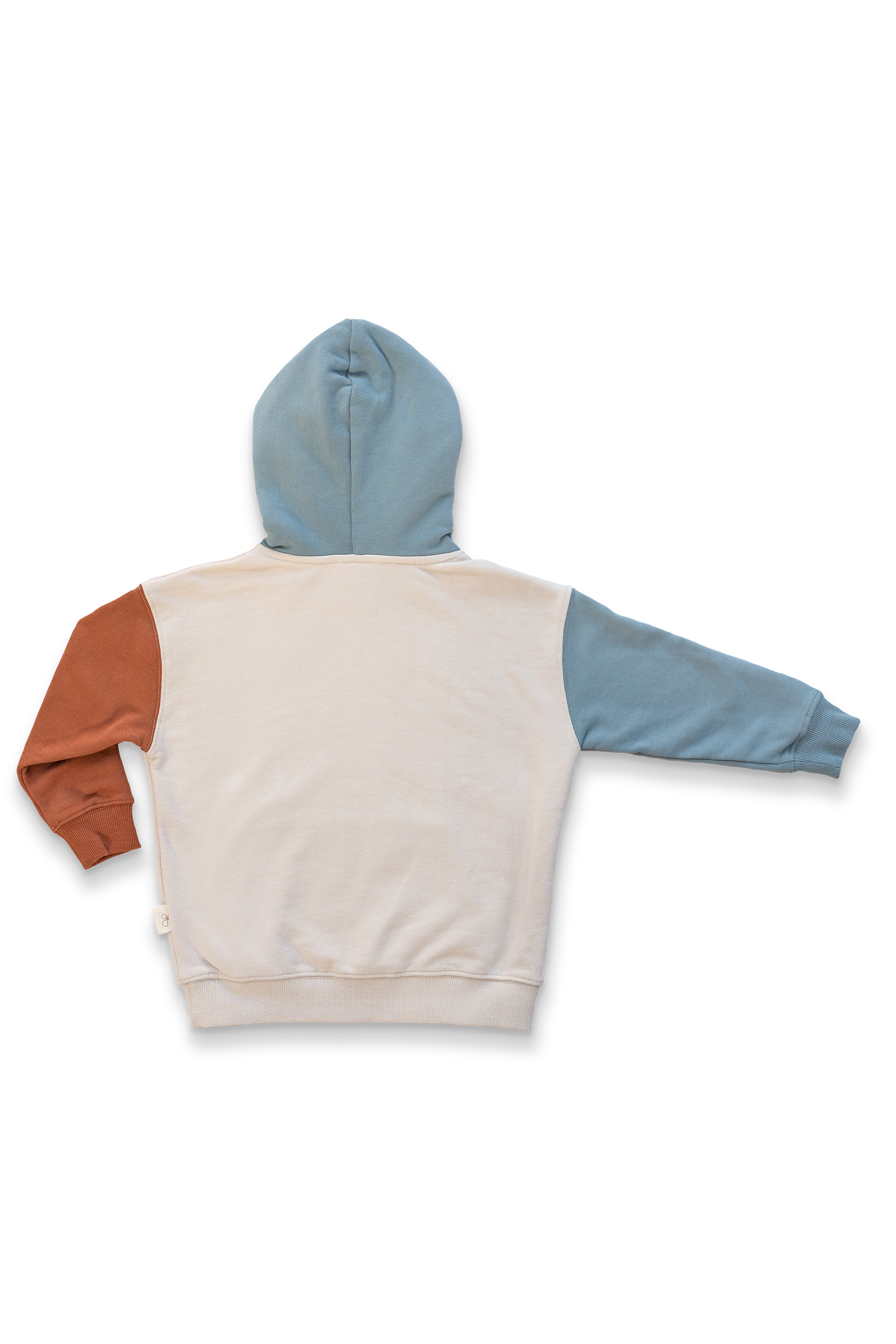 American apparel color block top hoodie