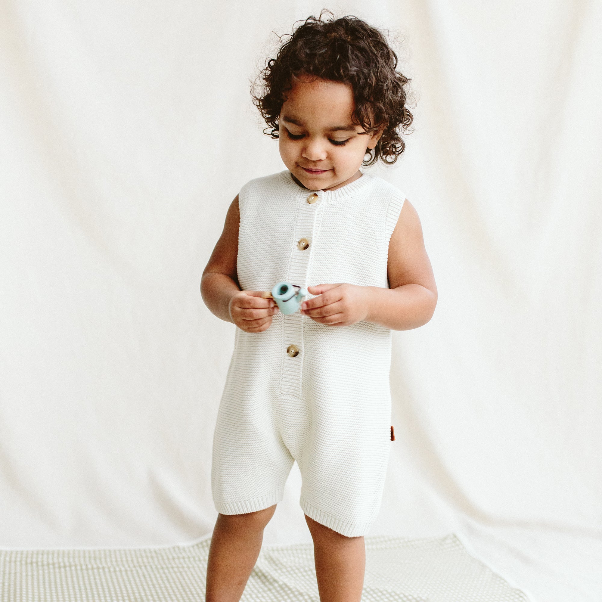 KNIT ROMPER | CLOUD