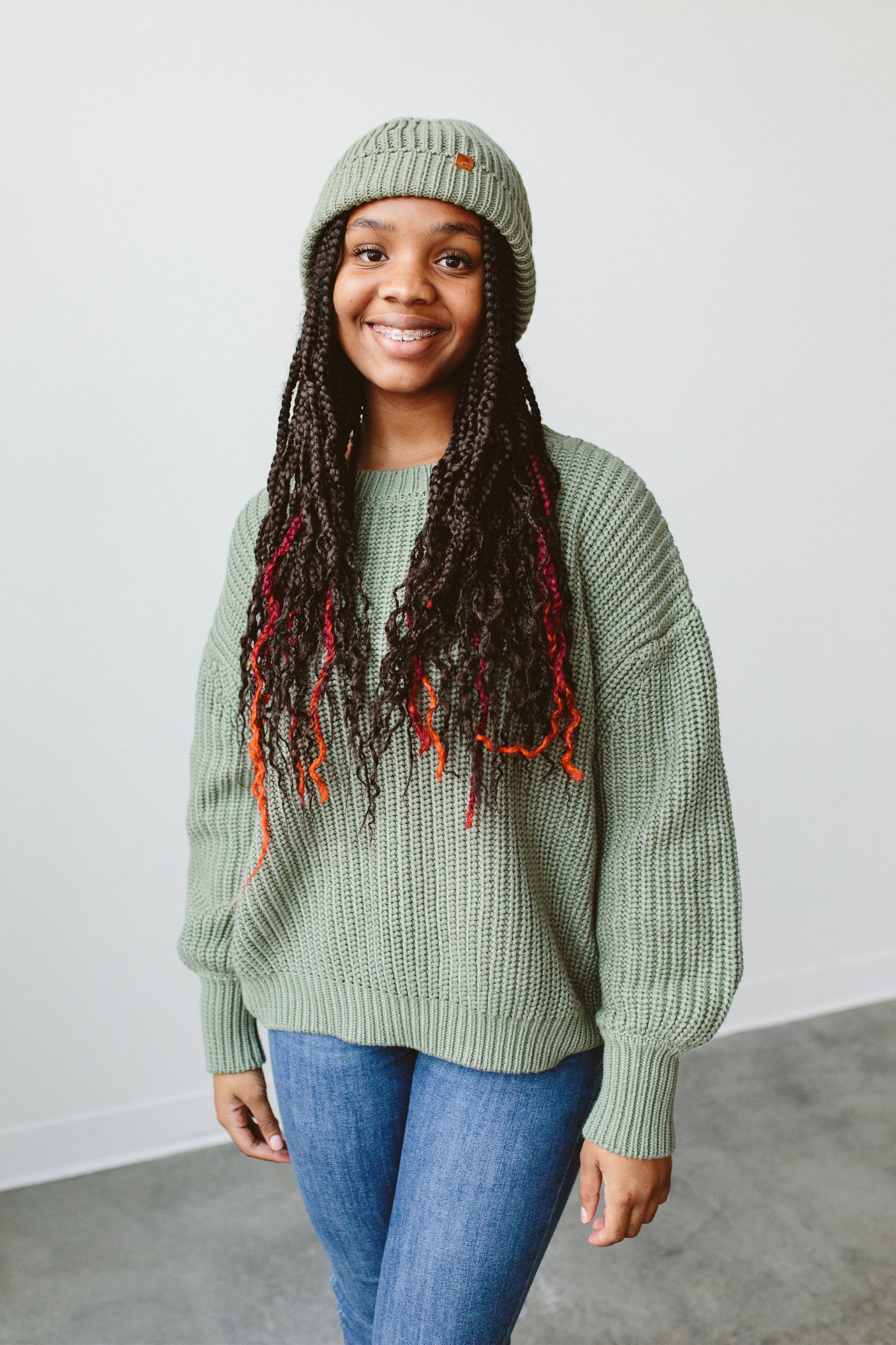 WOMENS CHUNKY KNIT SWEATER | NOBLE FIR