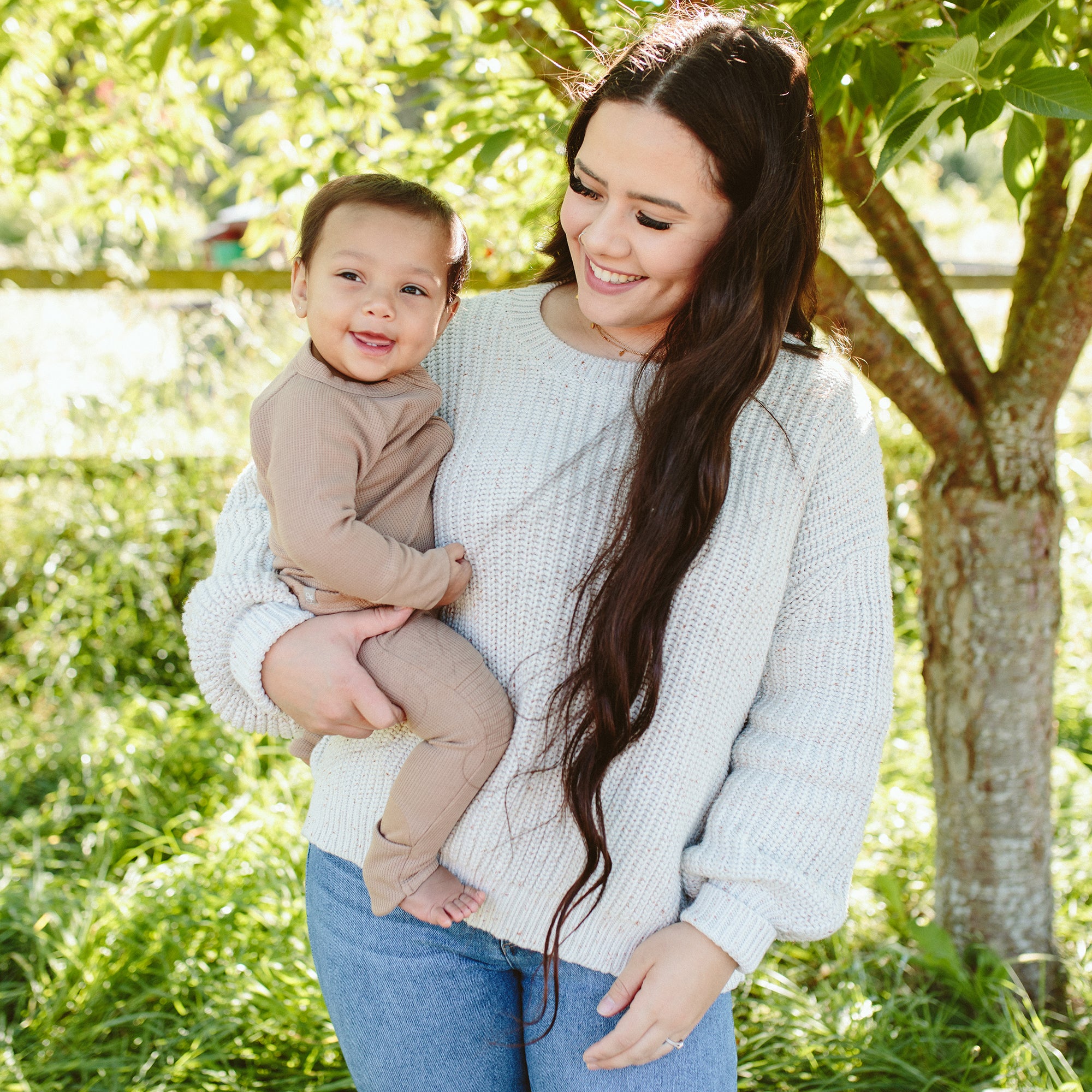 WOMENS CHUNKY KNIT SWEATER | SHELL