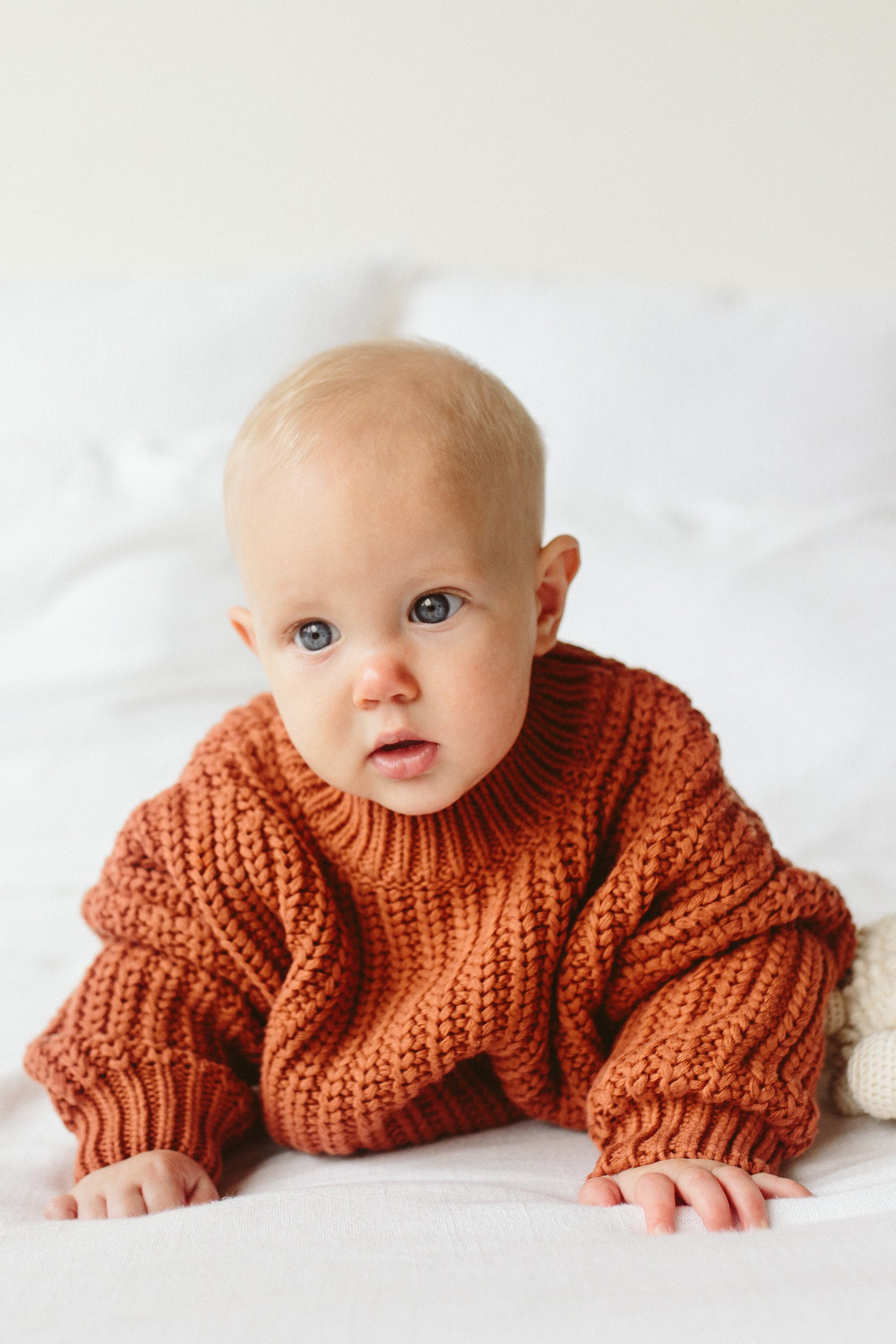 CHUNKY KNIT SWEATER | CLAY