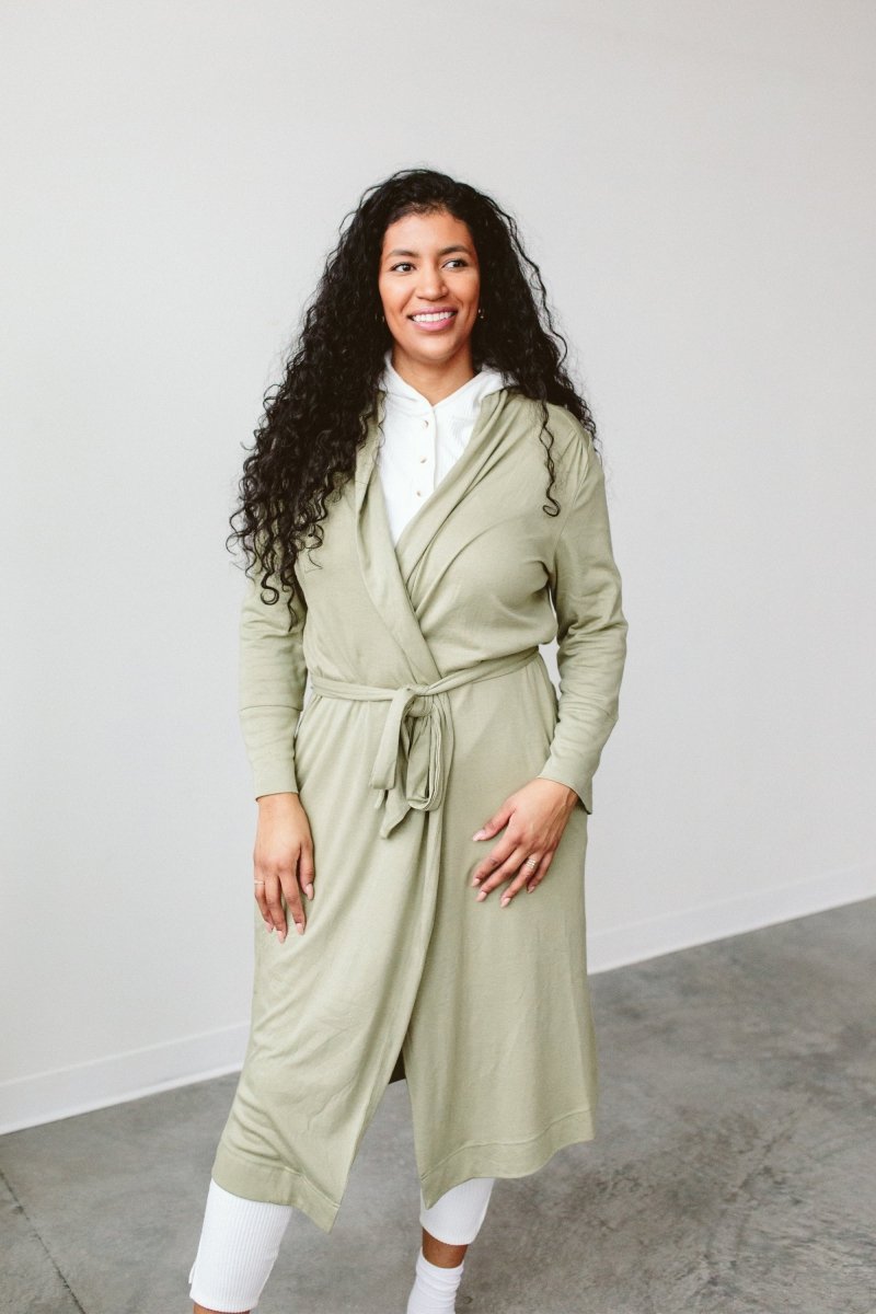 SECOND CHANCE WOMENS ROBE | ARTICHOKE - goumikids