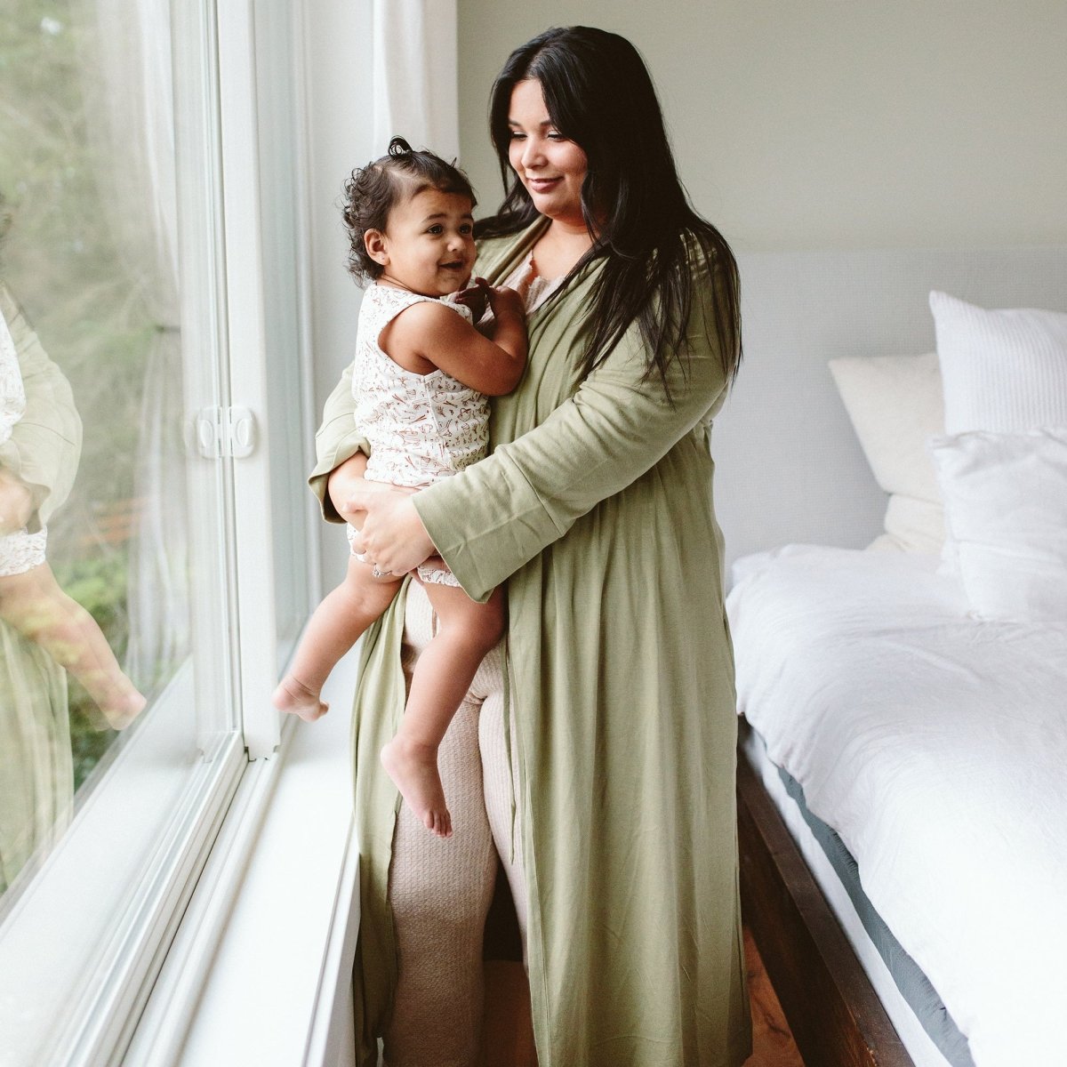 SECOND CHANCE WOMENS ROBE | ARTICHOKE - goumikids