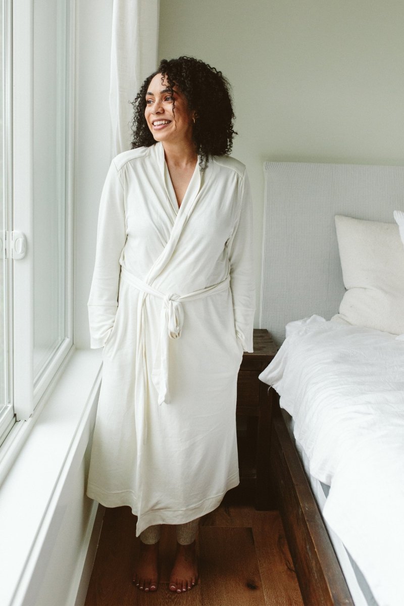 SECOND CHANCE WOMENS ROBE | CLOUD TERRY - goumikids